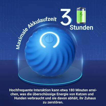 Engineball - selbstbewegender Hundespielzeugball mit Akku